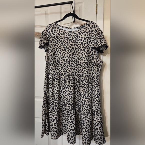 3 for $20☢️SHEIN-Leopard print dress,2xl,beige, black,contemporary - Picture 3 of 11